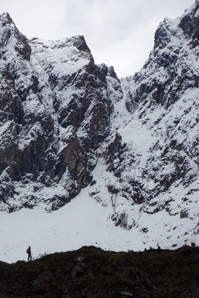 白昼雪山